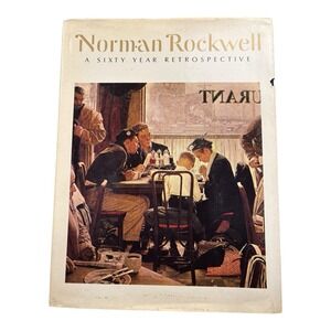Norman Rockwell A‎ Sixty Year Retrospective 1972 HC by Thomas Buechner